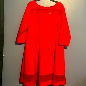 NWT Lane Bryant fit and flare dress